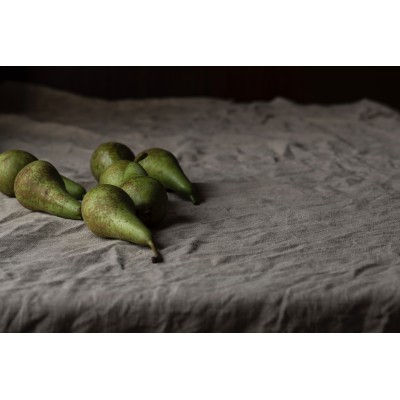 DARK GRAY LINEN TABLECLOTH DARK GRAY LINEN TABLECLOTH